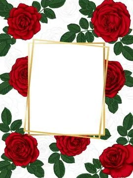 Luxury background. Marbling texture, gold geometric polygonal lines, red ro.. Stock Illustration