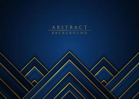 Luxury background overlap layer style wave shape design with space Stock Illustration