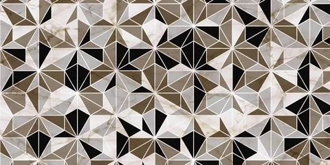 Luxury background with polygonal shape and gold marble Illustrazione stock
