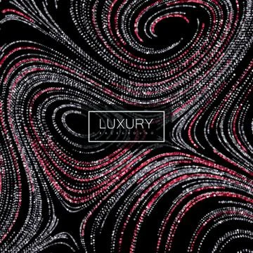 Luxury background with shiny ruby glitters Stock Illustration