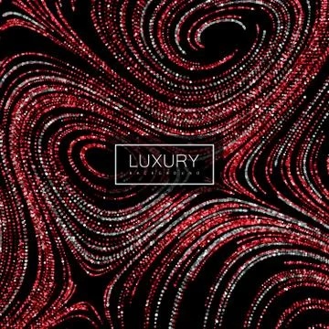 Luxury background with shiny ruby glitters Stock Illustration