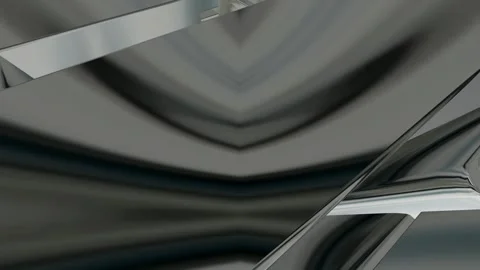 Luxury Background with Silver Figures, Reflection, Exclusive, Shapes, 3D Render Stock Footage 269184867