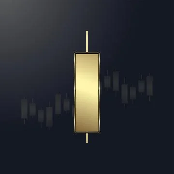 A Luxury bar chart. Gold Graph chart with up trend arrow on the top used fo.. Stock Illustration