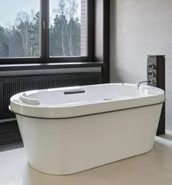 Luxury bathroom interior Stock Photos