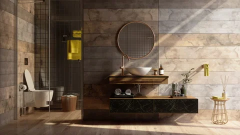 Luxury Bathroom by The Luxe Interior