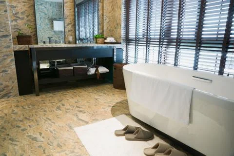 Luxury bathroom Stock Photos