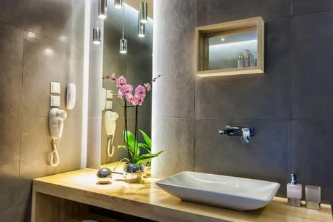 Luxury bathroom Stock Photos