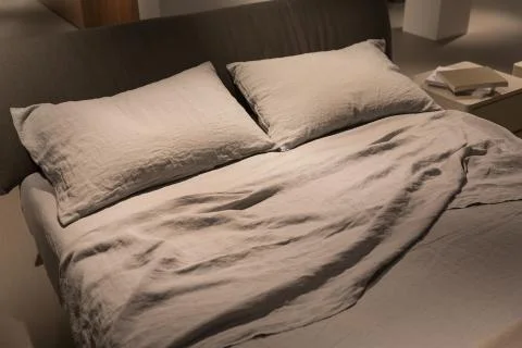 Luxury bed 스톡 사진