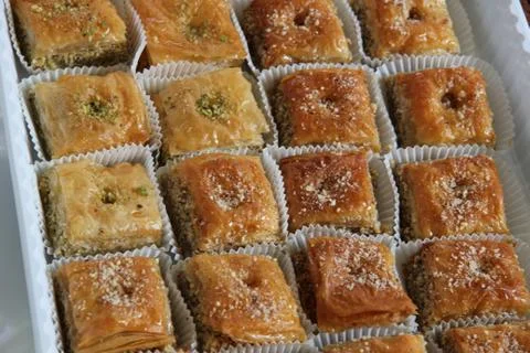 Luxury biscuits Stock Photos