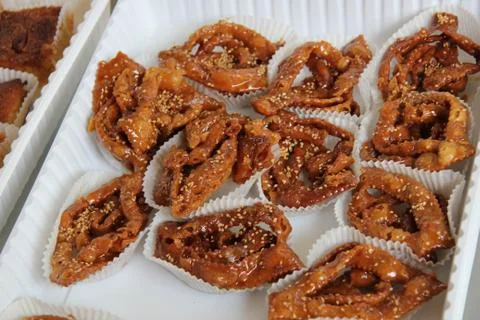 Luxury biscuits Stock Photos