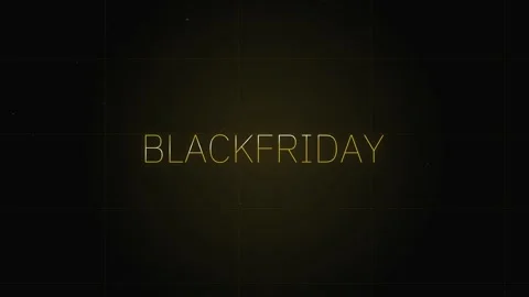 Luxury Black Friday Text Animation on Dark Background 4K 動画素材 337888551