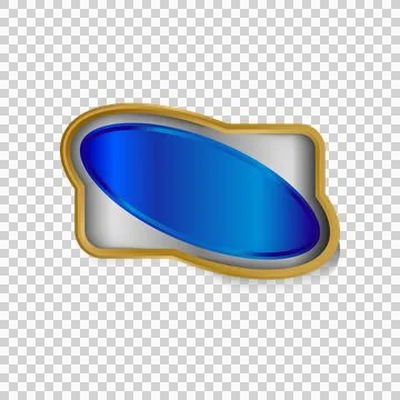 Luxury blank shape badge and label vintage vector Stock Illustration