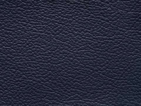 Luxury blue leather texture sample. Background with copy space, top view Stock Photos