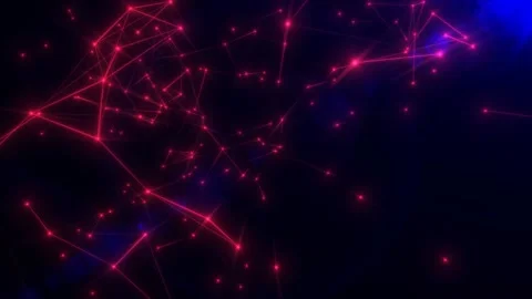 Luxury blue plexus background. Modern technology background Stock Footage 270089560