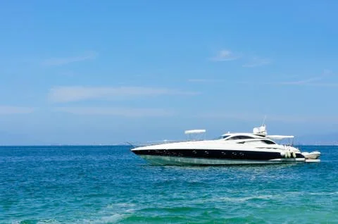 Luxury boat Stock Illustration