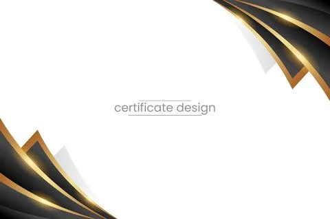 Luxury Border Certificate Design Award Illustrazione stock