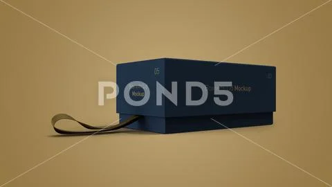 Luxury Box with Lid Mockup PSDテンプレート