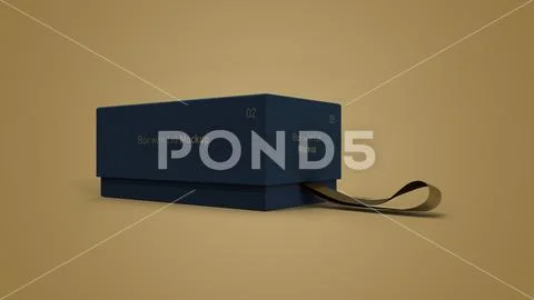 Luxury Box with Lid Mockup PSD Template