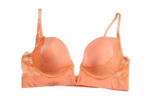 Luxury bra. Studio. Isolate on white Foto stock