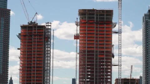 Luxury building construction 库存影片 242452472