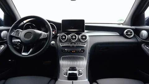 Luxury car Interior Fotos Stock