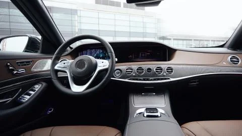 Luxury car Interior Stock-Fotos