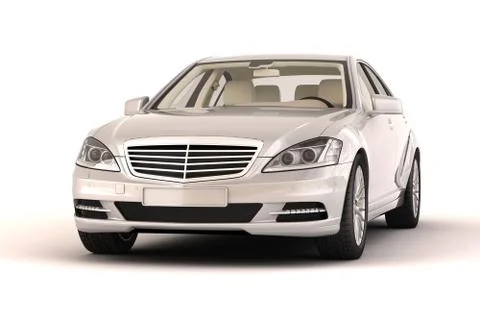 Luxury car in the studio 스톡 일러스트
