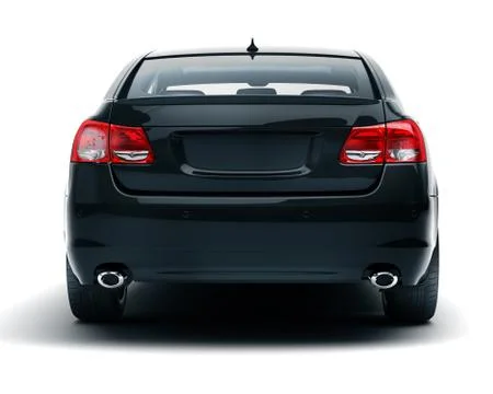 Luxury car in the studio Stock Illustration