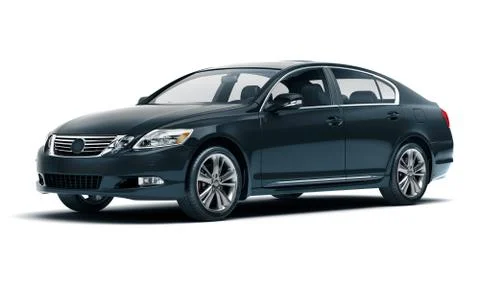 Luxury car in the studio Stock-Illustration