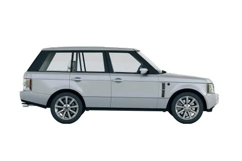 Luxury car in the studio Illustrazione stock