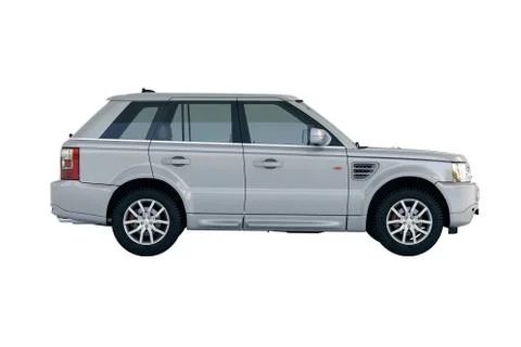 Luxury car in the studio Stock Illustration