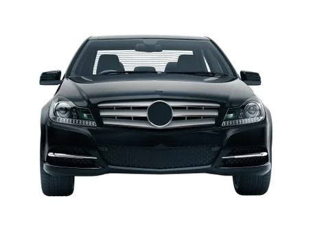 Luxury car in the studio Stock Illustration