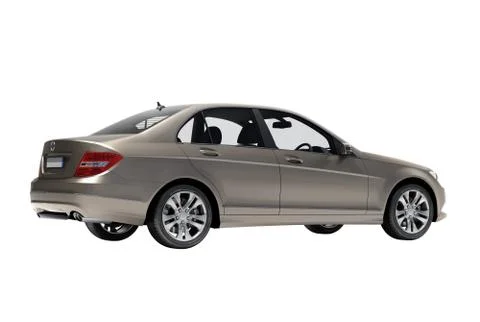 Luxury car in the studio Illustrazione stock