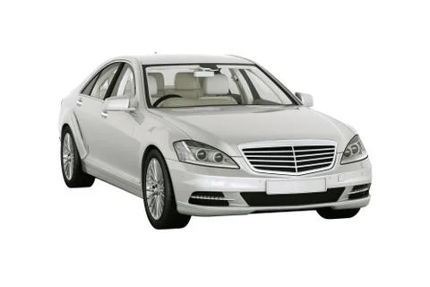 Luxury car in the studio Illustrazione stock