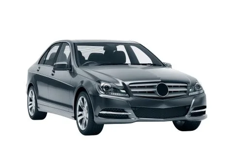 Luxury car in the studio Illustrazione stock