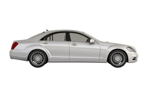 Luxury car in the studio Stock Illustration