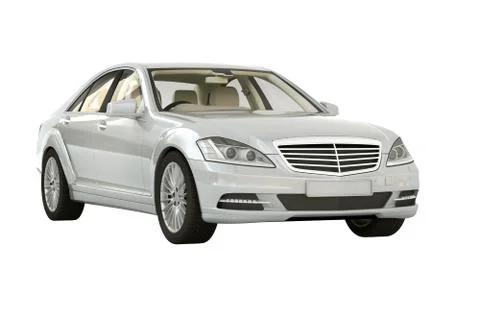 Luxury car in the studio Stock-Illustration