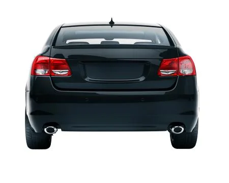 Luxury car in the studio Stock Illustration