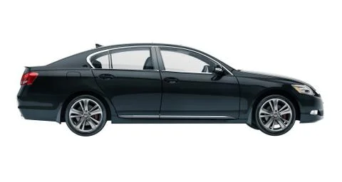 Luxury car in the studio Stock Illustration