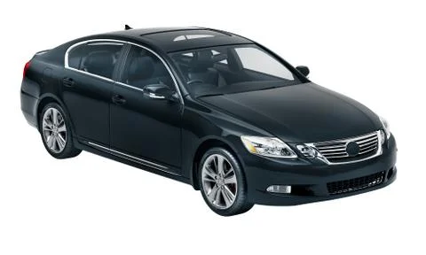 Luxury car in the studio Stock Illustration