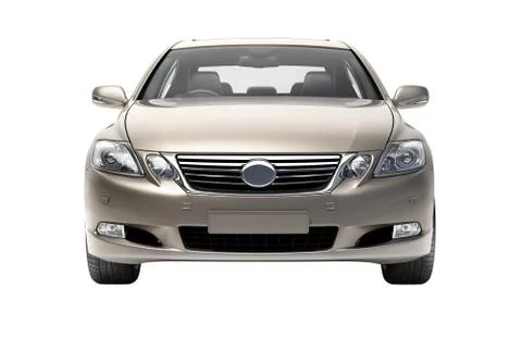 Luxury car in the studio Stock Illustration