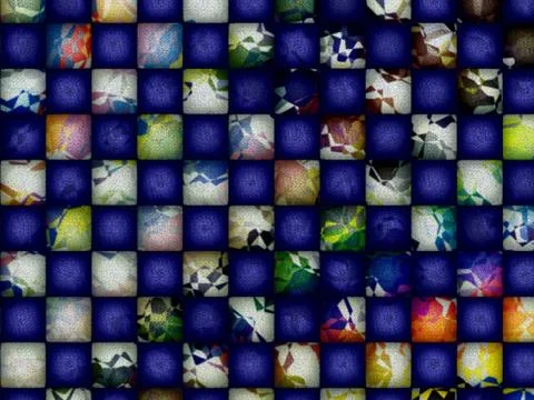 Luxury Chessboard Pattern Illustrazione stock