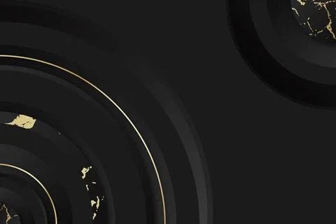 Luxury Circular Gradient Abstract Design Stock Illustration