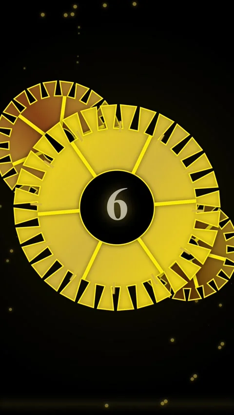 Luxury clockwork gear mechanism background for abstract time passage concept Stock Footage 344930966