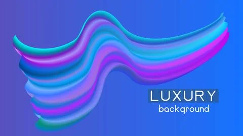 Luxury colored abstract lines background Stock Illustration