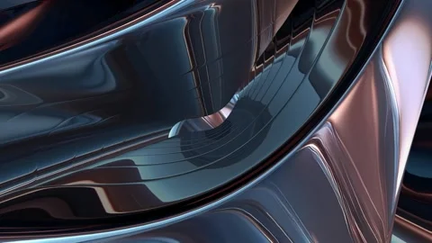 Luxury Colorful Background, Looped, Reflection, Paints, Exclusive, Unique Design Stock Footage 297899471