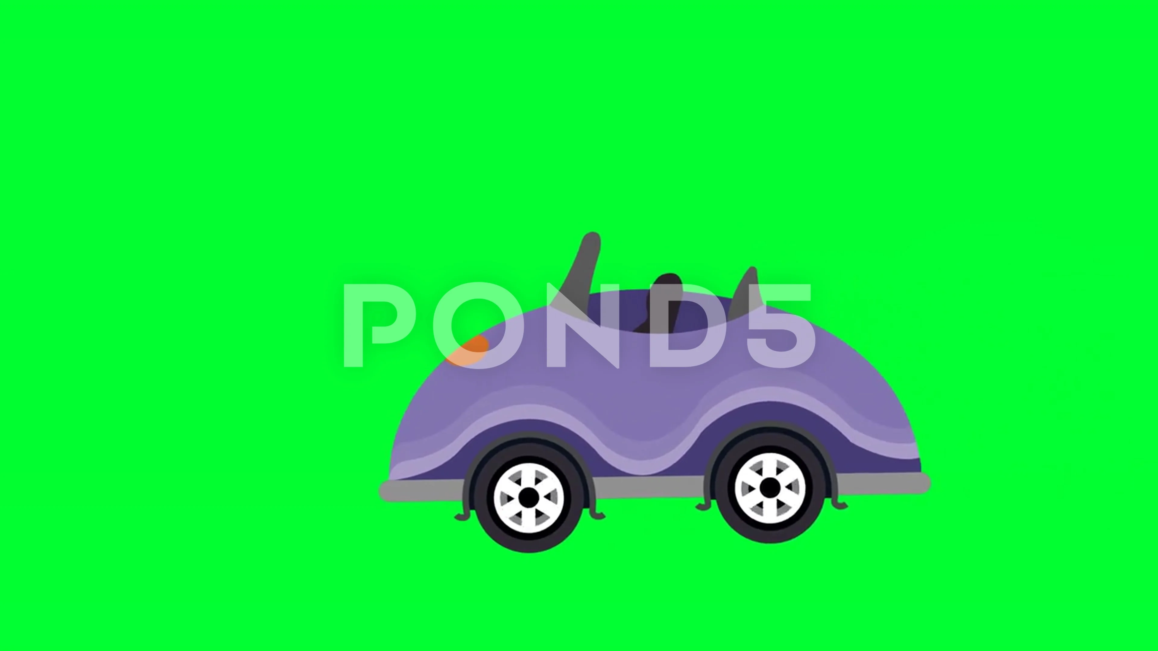 Luxury colorful Car Green screen Animati... | Stock Video | Pond5