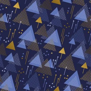 Luxury concept geometric seamless pattern Illustrazione stock