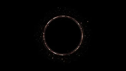Luxury Copper Sparkle Ring with Open Center Vidéo 342629815