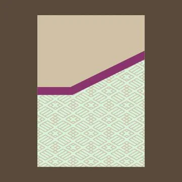 Luxury cover page with pattern design for flyer, magazines, , book cover, ban Stock Illustration